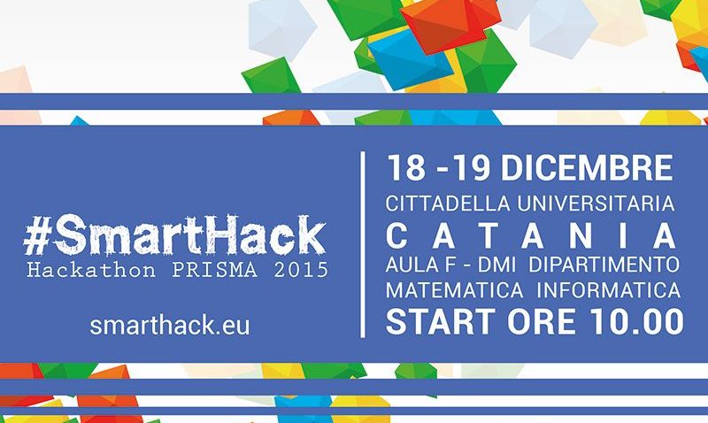 #SMARTHACK, il 18 e il 19 dicembre Catania sarà una Smart City