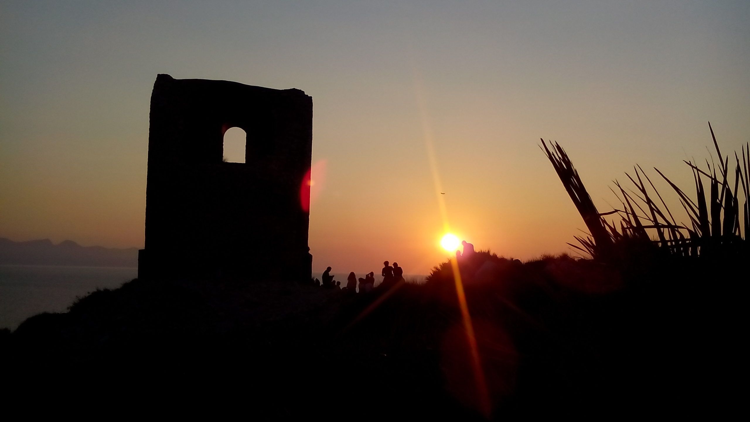 Tramonto alla Riserva Naturale Orientata “Capo Rama”