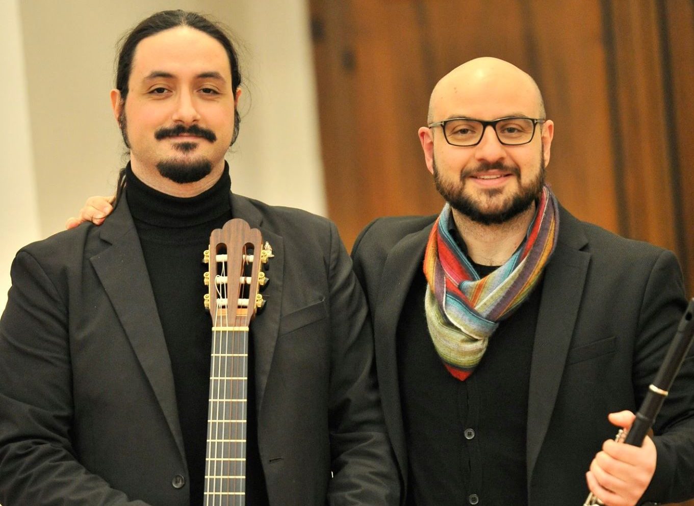 Scam, lezione-concerto per le scuole del chitarrista Davide Sciacca e del flautista Domenico Testaì