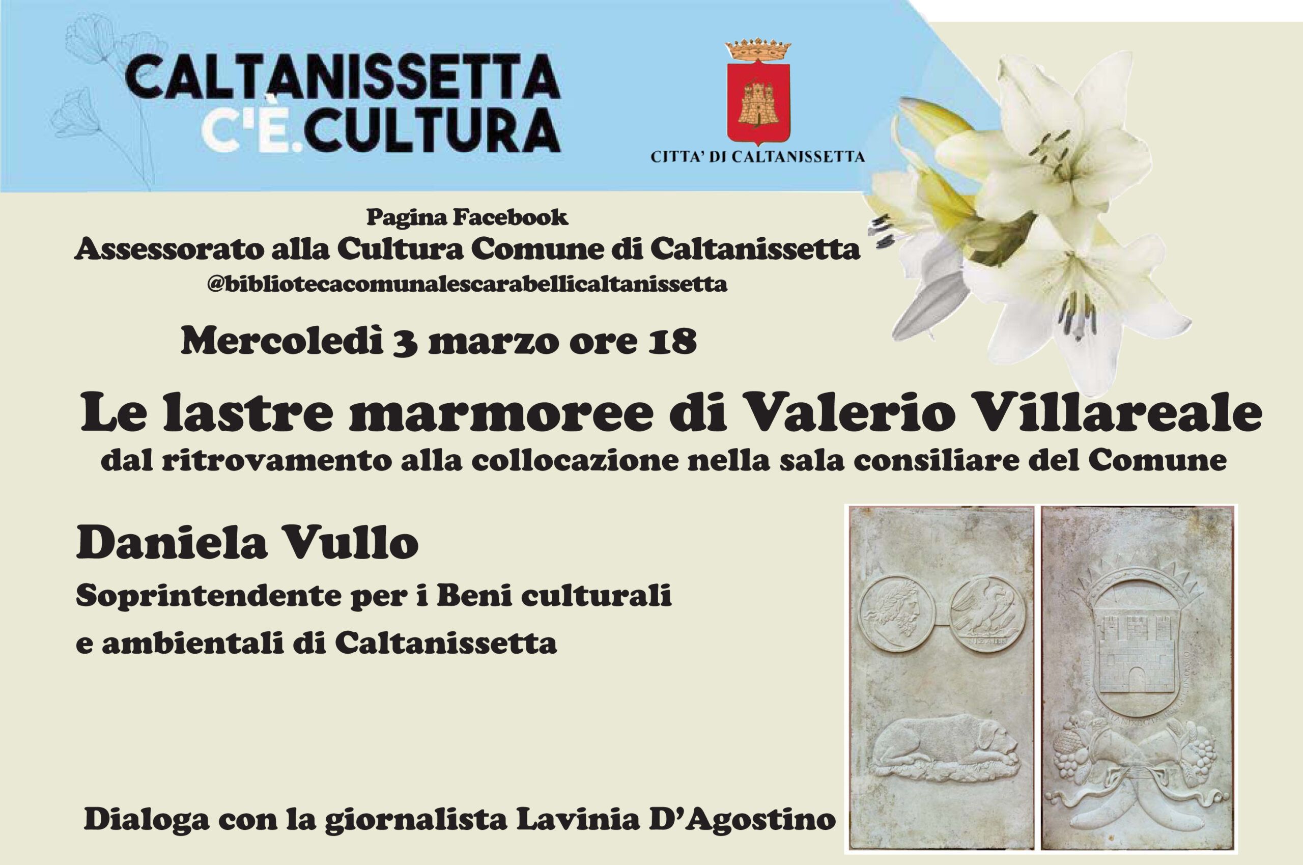 Le lastre marmoree di Valerio Villareale di Caltanissetta