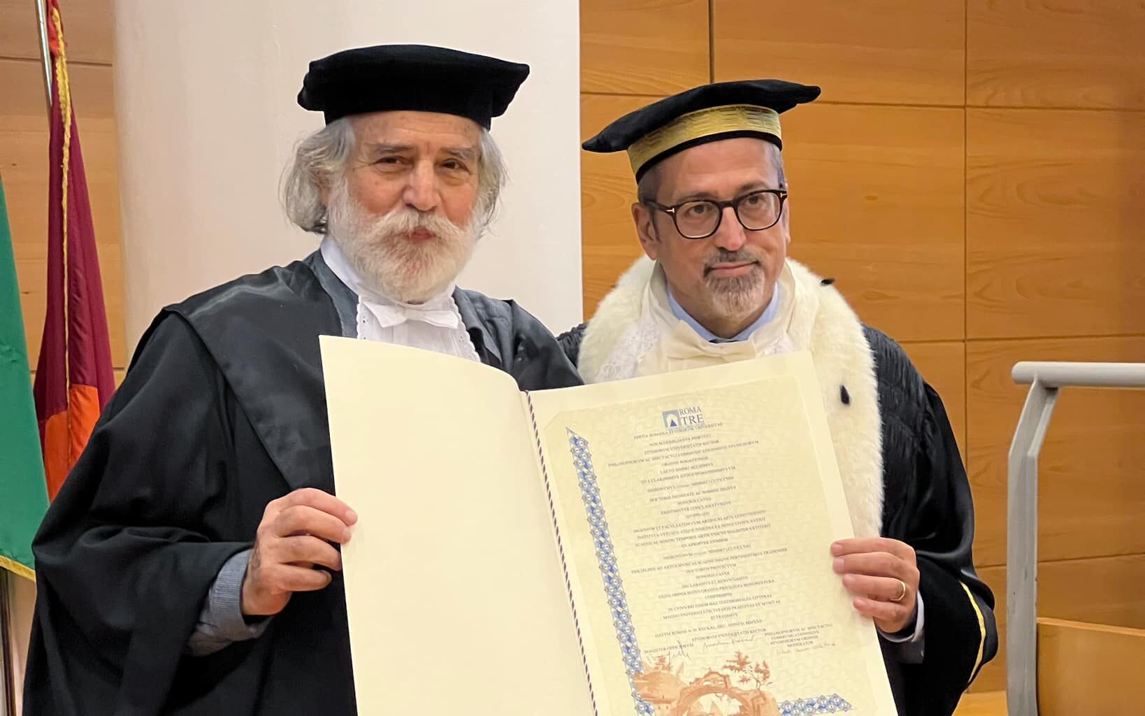 Laurea honoris causa di Roma Tre a Mimmo Cuticchio: «La condivido con tutto il teatro di figura italiano»