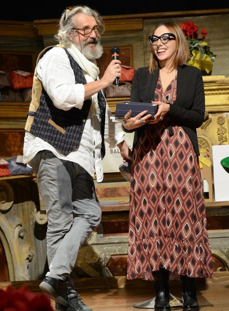 Con Pinuccio Bellone, direttore artistico della compagnia "Corte dei Folli" di Fossano