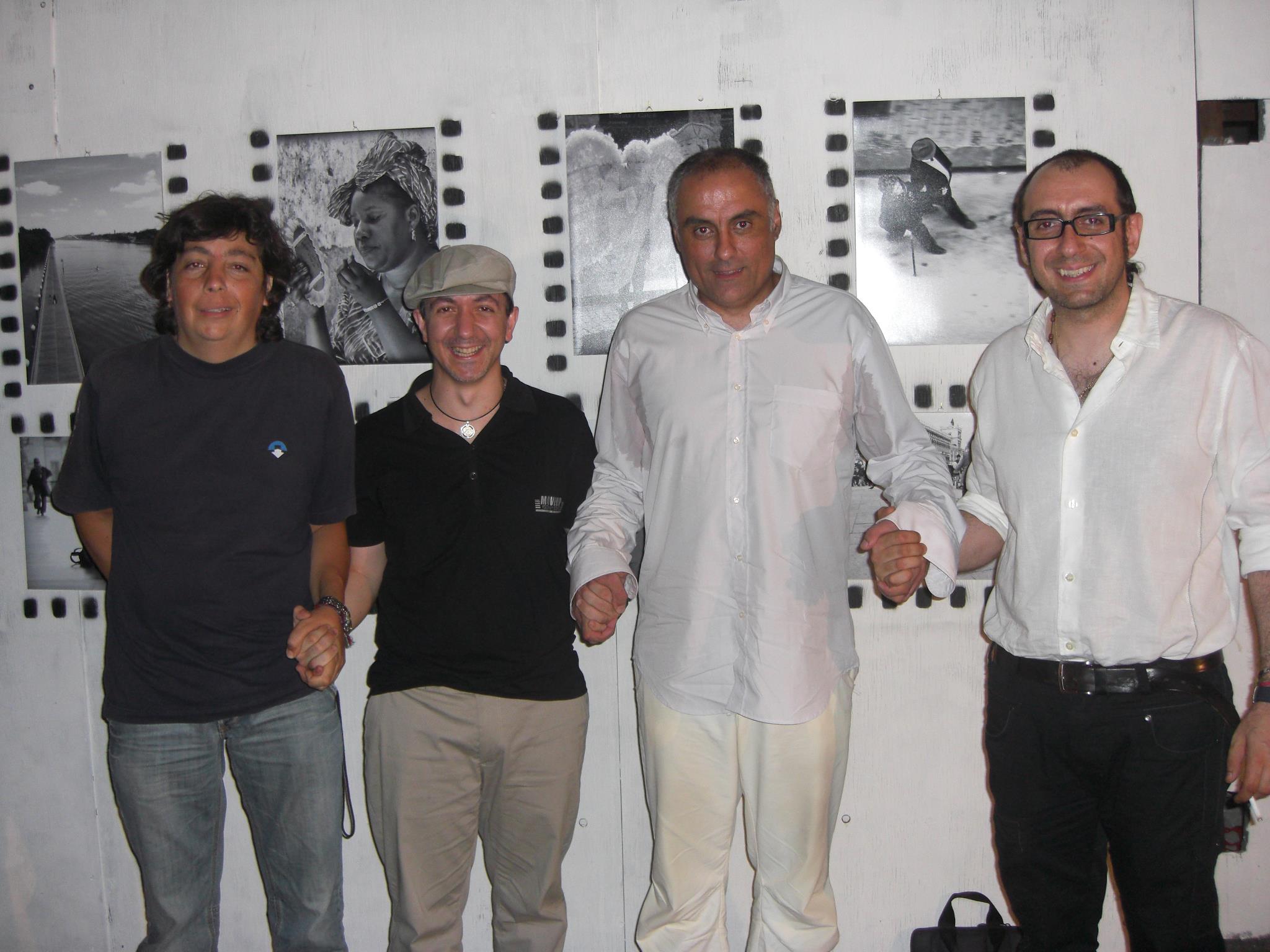 Da sinistra: Andronico, Spina, Ubaldo e io